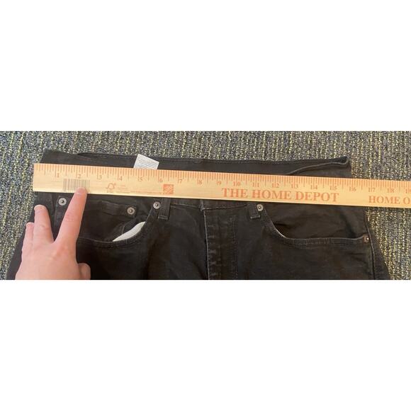 Levis 505 Jeans Mens 34x30 Gray Regular Fit Straight Leg Denim Pants Y2K - Picture 6 of 8